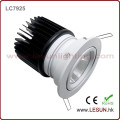 Branco / Prata 25W COB LED Downlight Recebido